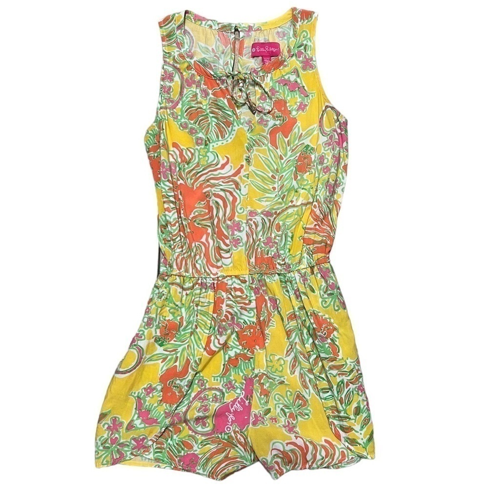 Lilly Pulitzer x Target Challis Happy Place Romper,
Size XS